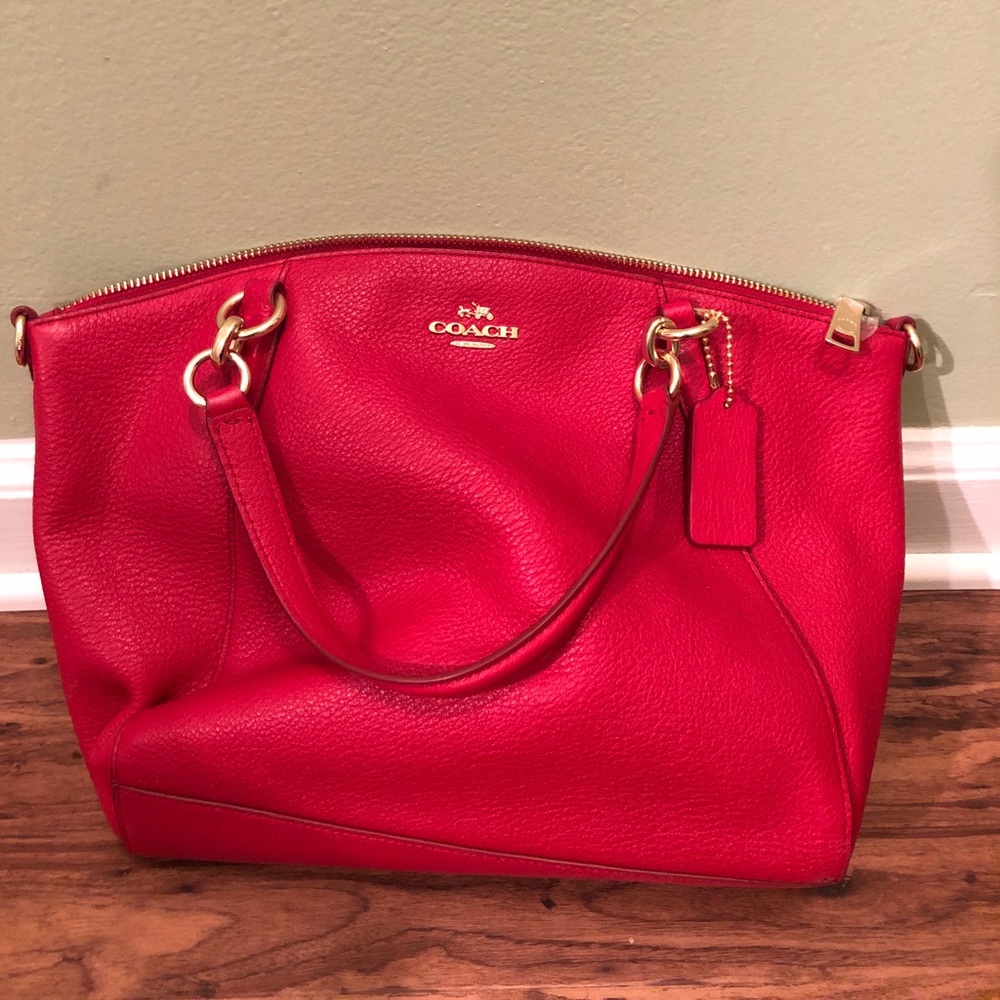 COACH RED CROSSBODY NWT